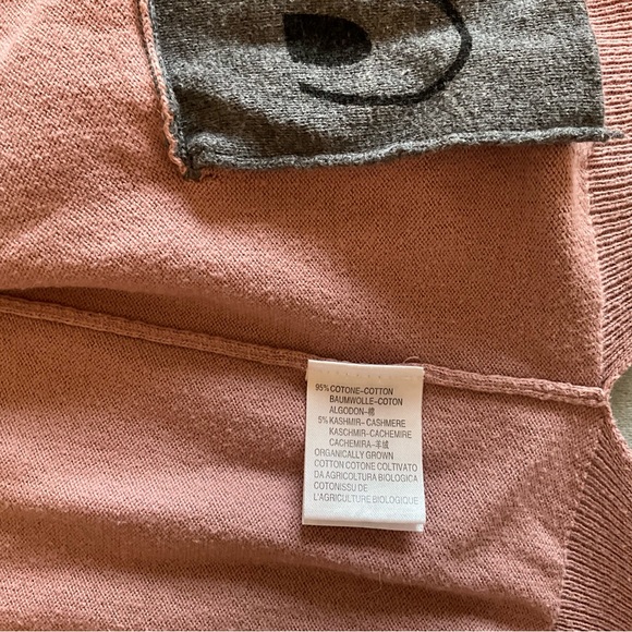 Stella McCartney darling cardigan in blush pink and grey Size 12 years - Picture 4 of 4